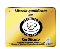 certifikat kvality Parana Caffé Espresso Italiano