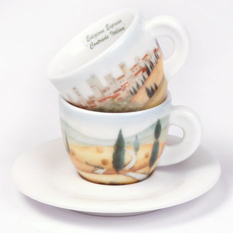 Cappuccino šálky Ancap CONTRADE ITALIANE set C 2ks