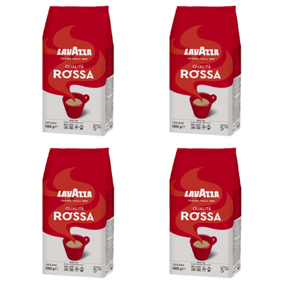 Lavazza Qualita Rossa zrnková káva 4x1kg